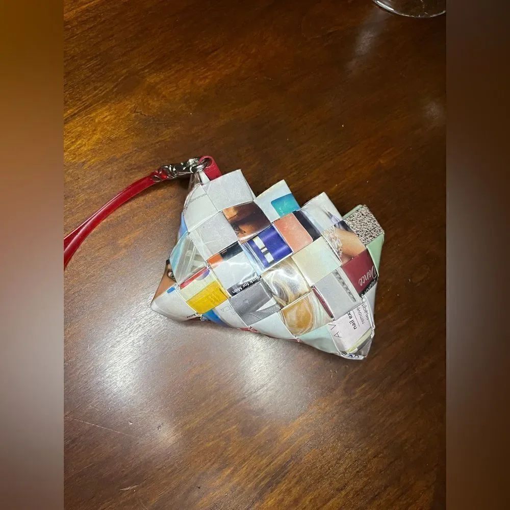 Ecoist recycled magazine wristlet